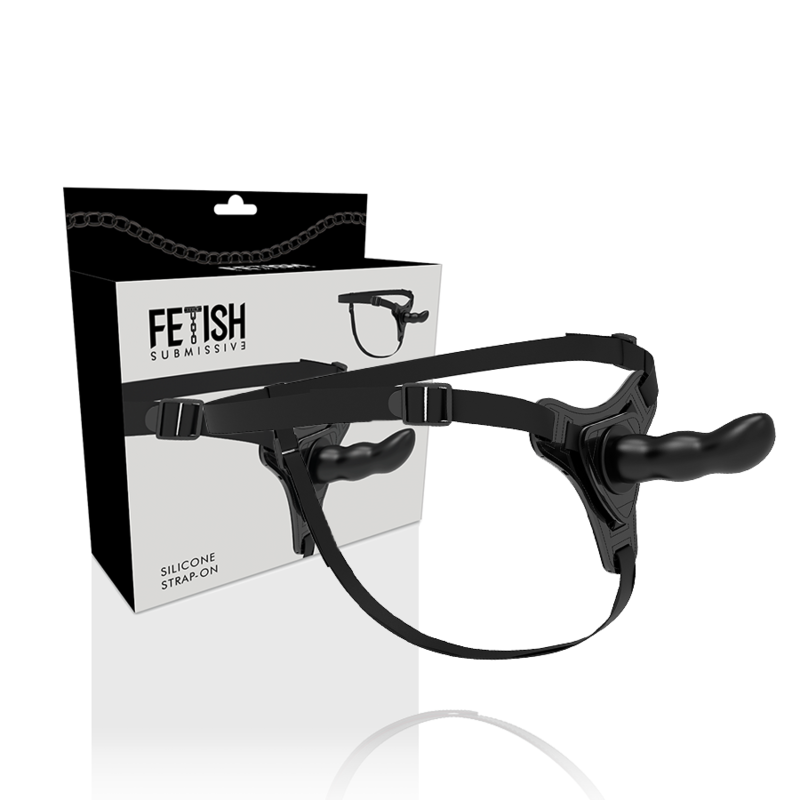 FETISH SUBMISSIVE HARNESS - SILICONE NOIR POINT G 16 CM - 7eme ciel