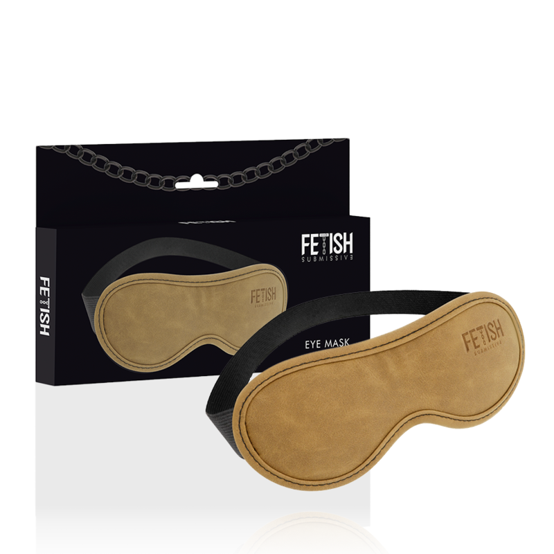 FETISH SUBMISSIVE ORIGIN - MASQUE EN CUIR VEGAN AVEC DOUBLURE EN NÉOPRÈNE - 7eme ciel