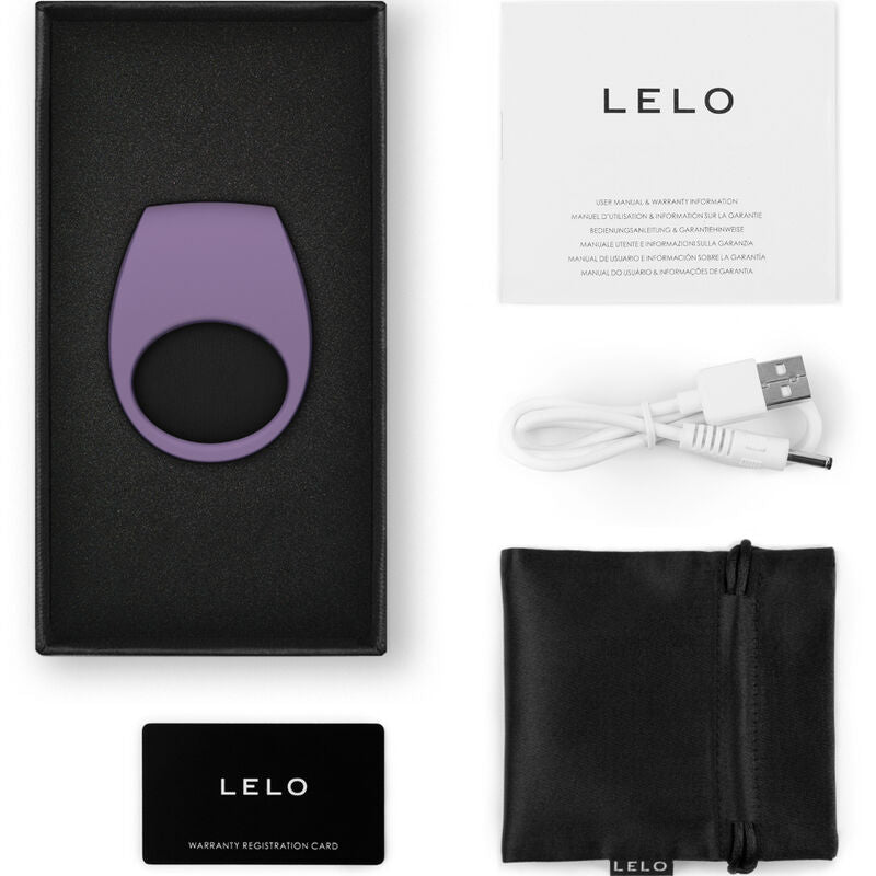 LELO - ANNEAU VIBRATEUR VIOLETTE TOR 3 - 7eme ciel