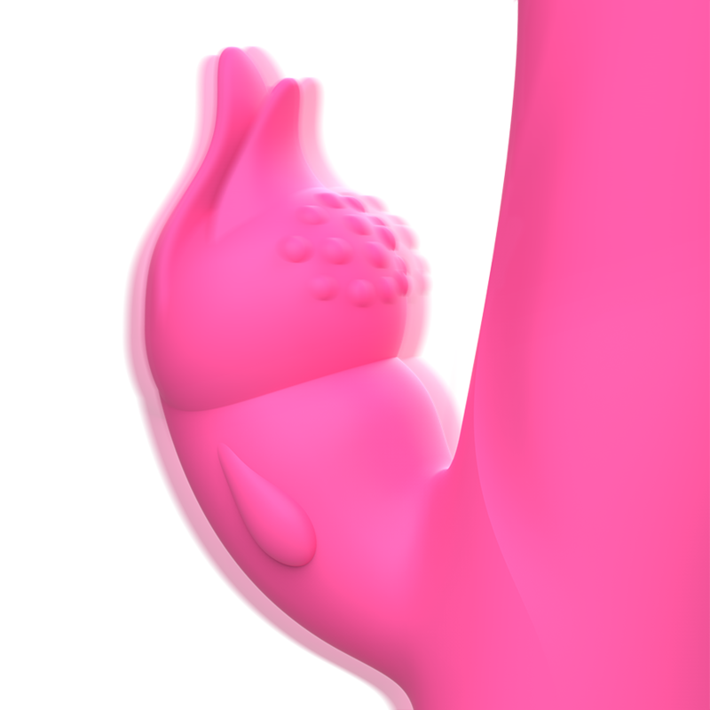 INTENSE - VIBRATEUR JULIO RABBIT SILICONE ROSE - 7eme ciel