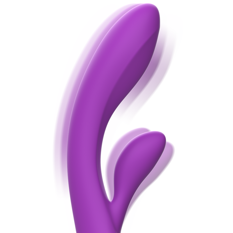 INTENSE - LUIGI RABBIT VIBRATEUR LIQUIDE SILICONE VIOLET - 7eme ciel