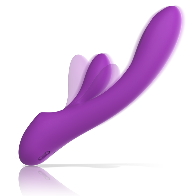 INTENSE - LUIGI RABBIT VIBRATEUR LIQUIDE SILICONE VIOLET - 7eme ciel