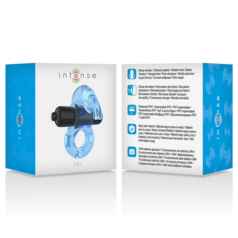 INTENSE - ANNEAU VIBRANT BLEU FRY - 7eme ciel