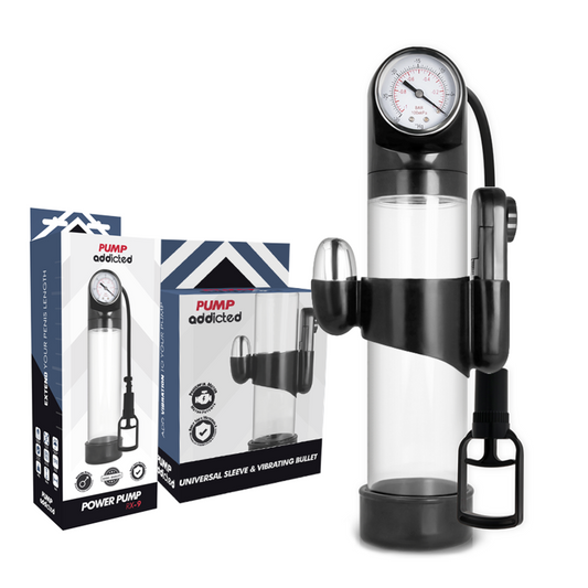 PUMP ADDICTED - VIBRATEUR TRANSPARENT RX9 - 7eme ciel