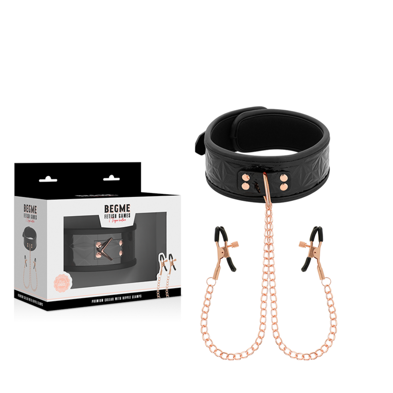 BEGME - BLACK EDITION COLLIER BEGME BLACK EDITION AVEC PINCES À MÉTONS - 7eme ciel