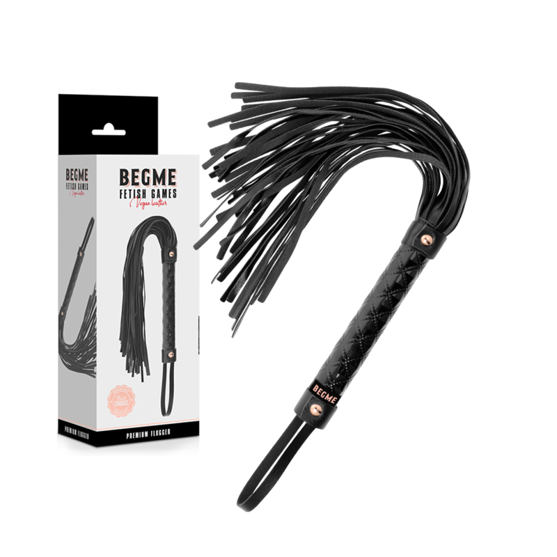 BEGME - BLACK EDITION FLOGGER EN CUIR VEGAN - 7eme ciel