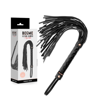 BEGME - BLACK EDITION FLOGGER EN CUIR VEGAN - 7eme ciel