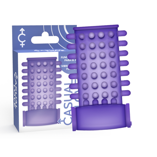 CASUAL LOVE - COUVERCLE DE PÉNIS DE VIBRATEUR LILAS - 7eme ciel