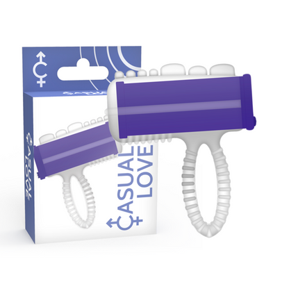 CASUAL LOVE - RING VIBRATOR LILAC TONGUE - 7eme ciel