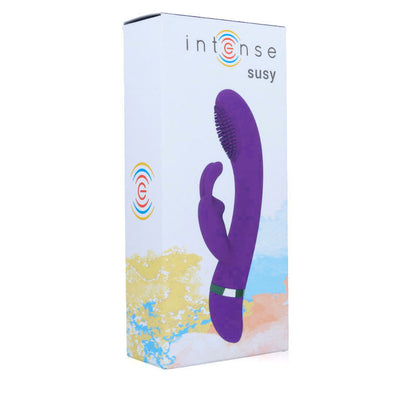 INTENSE - VIBRATEUR OSCILLANT SUSY SILICON RABBIT LILAS - 7eme ciel