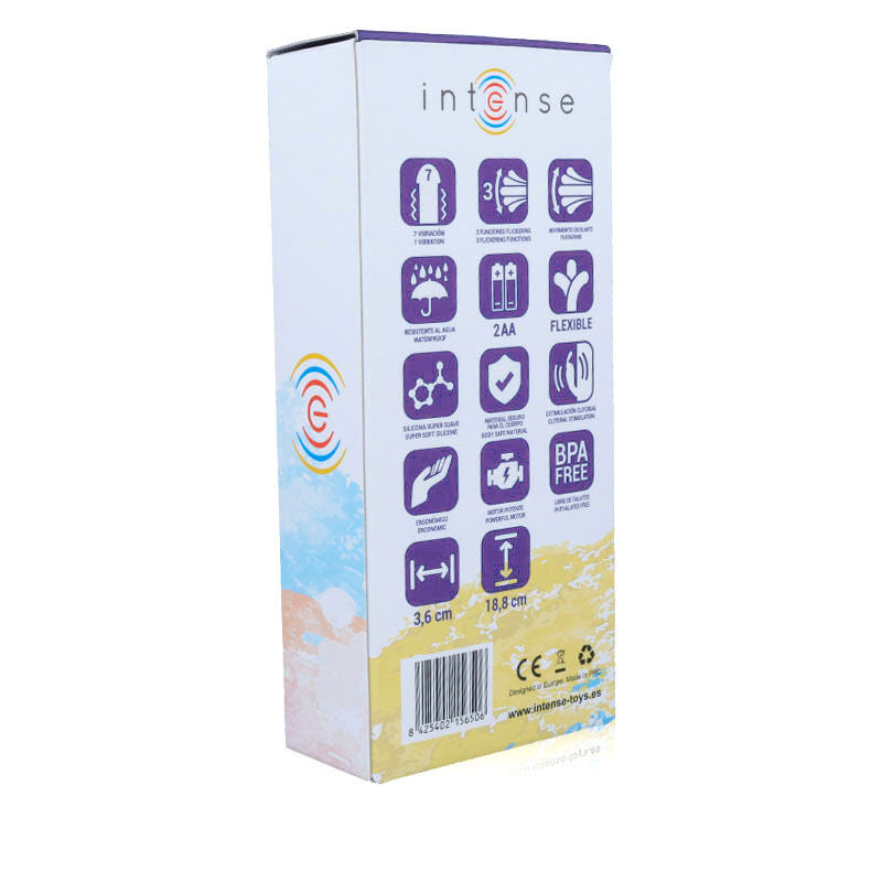 INTENSE - VIBRATEUR OSCILLANT SUSY SILICON RABBIT LILAS - 7eme ciel