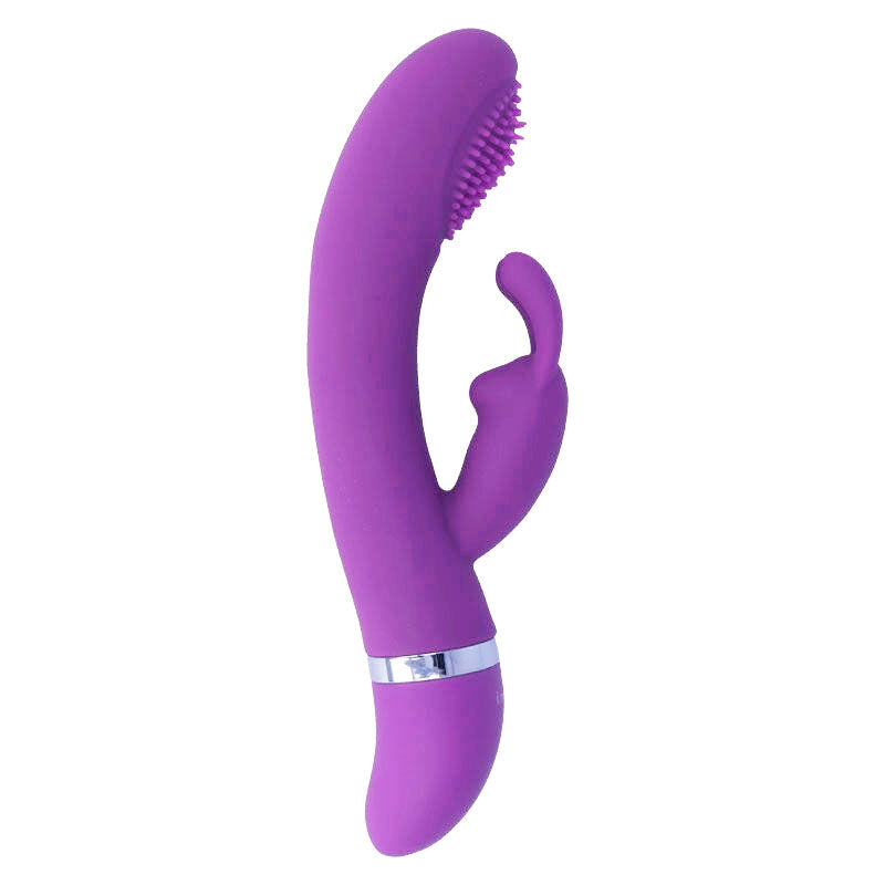 INTENSE - VIBRATEUR OSCILLANT SUSY SILICON RABBIT LILAS - 7eme ciel