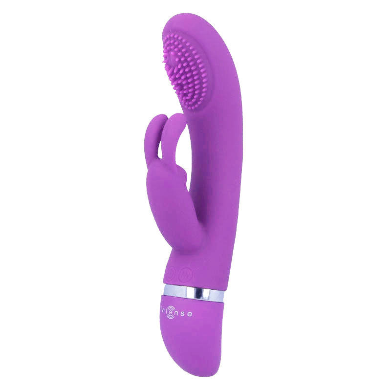 INTENSE - VIBRATEUR OSCILLANT SUSY SILICON RABBIT LILAS - 7eme ciel