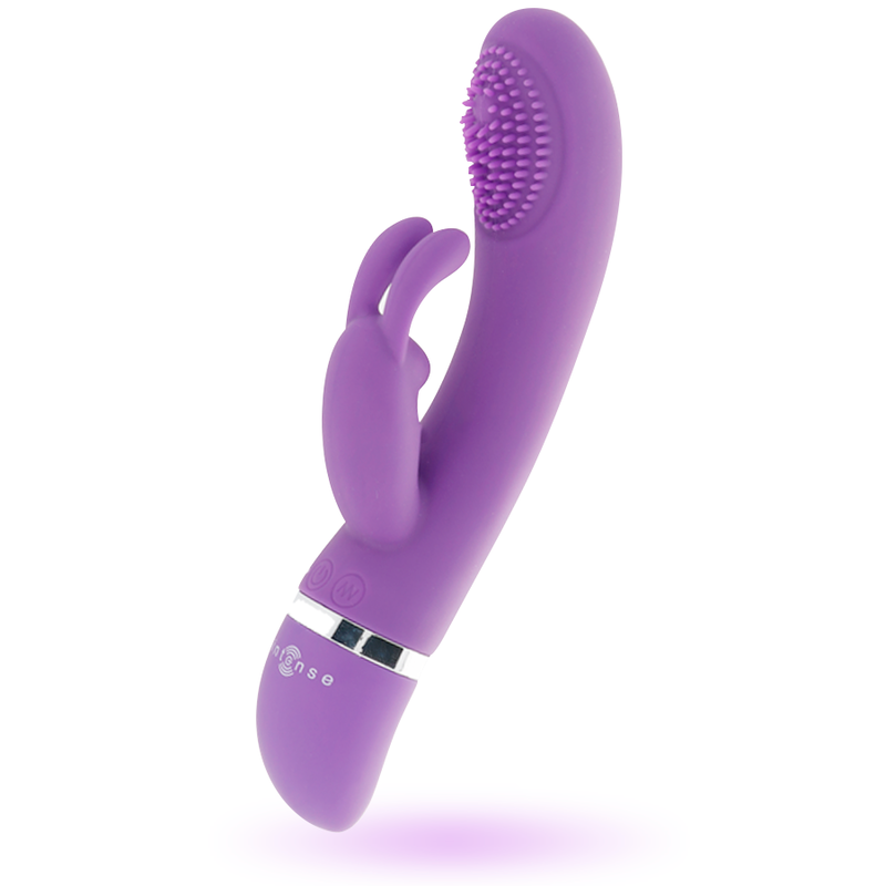 INTENSE - VIBRATEUR OSCILLANT SUSY SILICON RABBIT LILAS - 7eme ciel