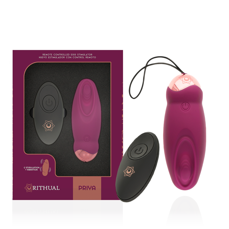 RITHUAL - PRIYA EGG TÉLÉCOMMANDE G-SPOT + VIBRATION - 7eme ciel