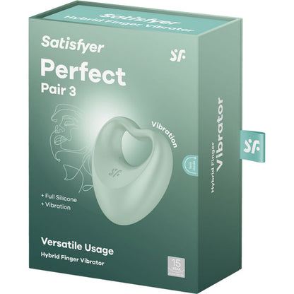 SATISFYER - PAIRE PARFAITE 3 VERT - 7eme ciel