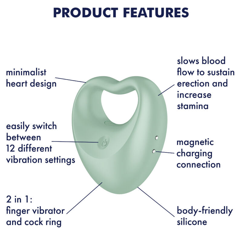 SATISFYER - PAIRE PARFAITE 3 VERT - 7eme ciel