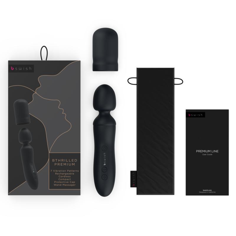 B SWISH - BAGUETTE VIBRANTE BTHRILLED PREMIUM NOIR - 7eme ciel