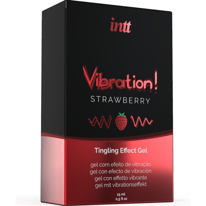 INTT - PUISSANT STIMULANT INTIME GEL VIBRANT LIQUIDE FRAISE 15 ML - 7eme ciel