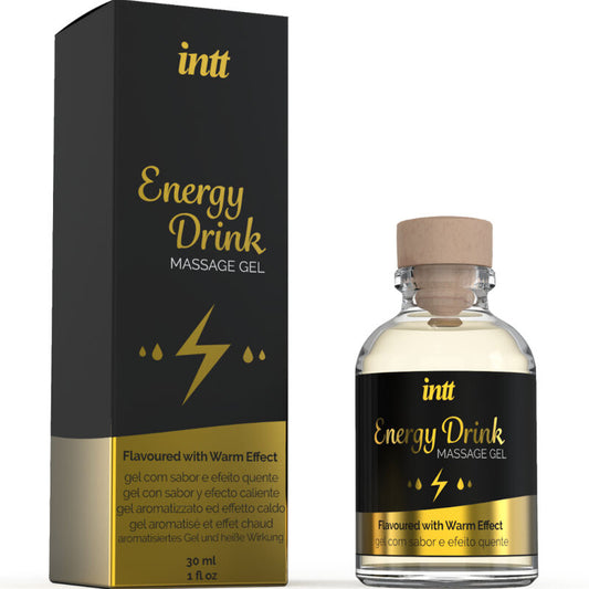 INTT MASSAGE & ORAL SEX - GEL DE MASSAGE A L''ENERGIE AROMATISEE CA BOISSON ET EFFET CHAUFFANT - 7eme ciel