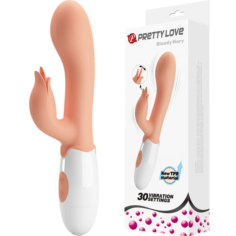 PRETTY LOVE - BLOODY MARY VIBRATEUR AVEC STIMULATEUR - 7eme ciel