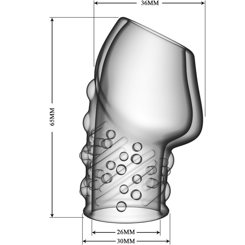 PRETTY LOVE - ÉPAISSISSEUR DE PÉNIS TRANSPARENT MATIAS