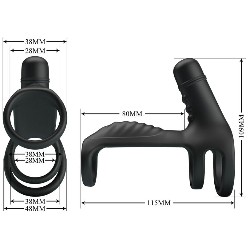 PRETTY LOVE - MANCHON DEXTENSION EN SILICONE SOUPLE ÉLASTIQUE - 7eme ciel