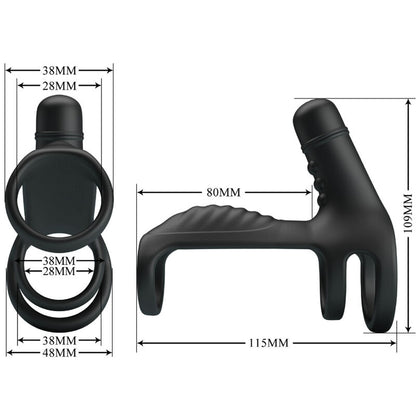 PRETTY LOVE - MANCHON DEXTENSION EN SILICONE SOUPLE ÉLASTIQUE - 7eme ciel
