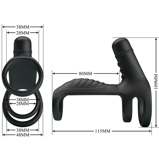 PRETTY LOVE - MANCHON DEXTENSION EN SILICONE SOUPLE ÉLASTIQUE - 7eme ciel