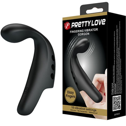 PRETTY LOVE - DÉS VIBRATEUR BLACK GORGON - 7eme ciel