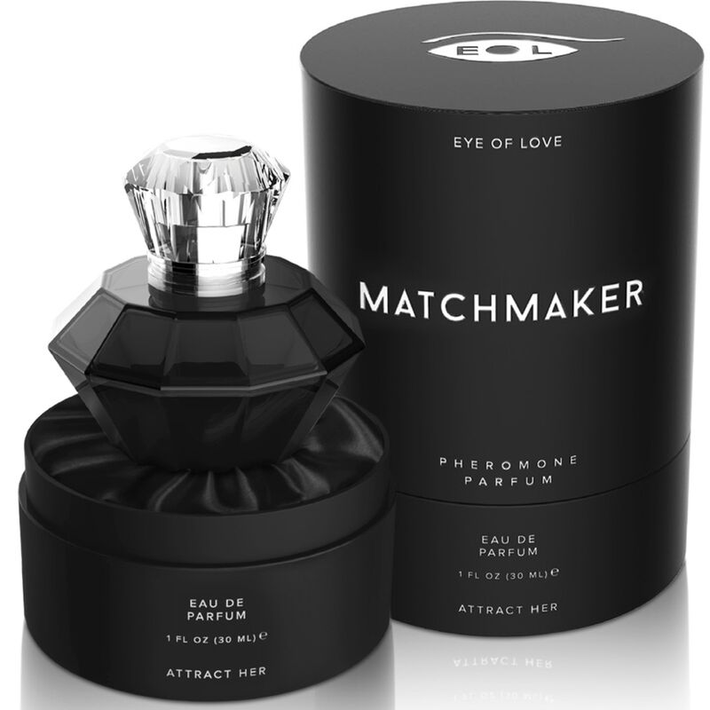 EYE OF LOVE - PARFUM AUX PHÉROMONES MATCHMAKER BLACK DIAMOND ATTRACT HER 30 ML - 7eme ciel
