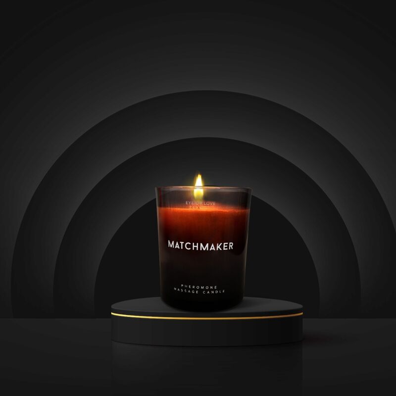 EYE OF LOVE - MATCHMAKER BOUGIE DE MASSAGE DIAMANT NOIR LATTIRER 150 ML - 7eme ciel