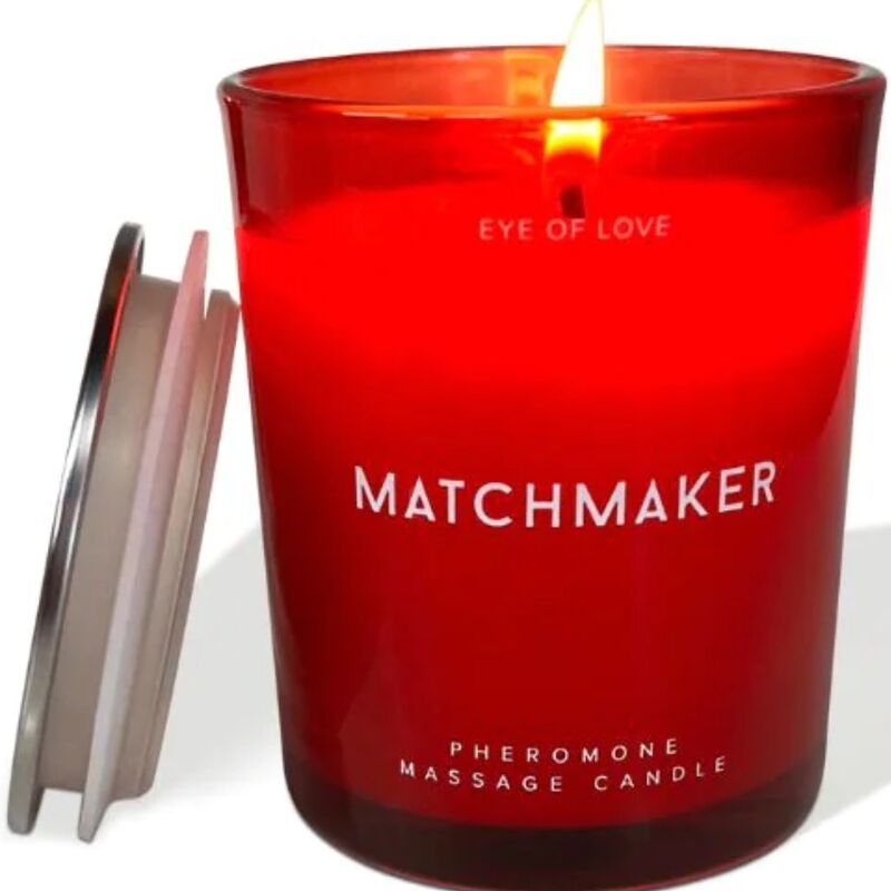 EYE OF LOVE - MATCHMAKER BOUGIE DE MASSAGE DIAMANT ROUGE LATTIRER 150 ML - 7eme ciel