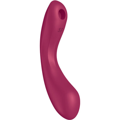 SATISFYER - CURVE TRINITY 1 AIR PULSE VIBRATION ROUGE - 7eme ciel
