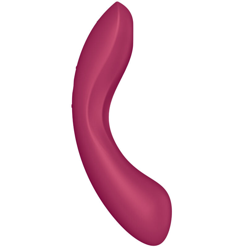 SATISFYER - CURVE TRINITY 1 AIR PULSE VIBRATION ROUGE - 7eme ciel