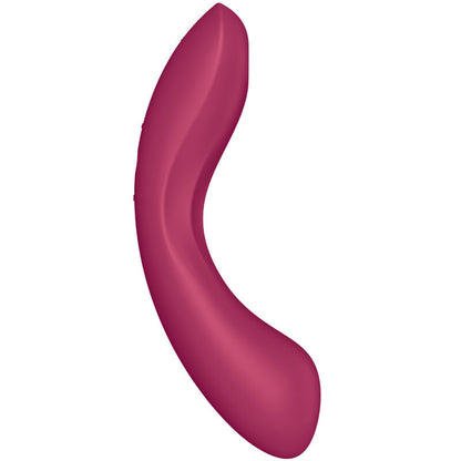 SATISFYER - CURVE TRINITY 1 AIR PULSE VIBRATION ROUGE - 7eme ciel