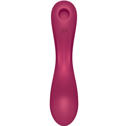 SATISFYER - CURVE TRINITY 1 AIR PULSE VIBRATION ROUGE - 7eme ciel