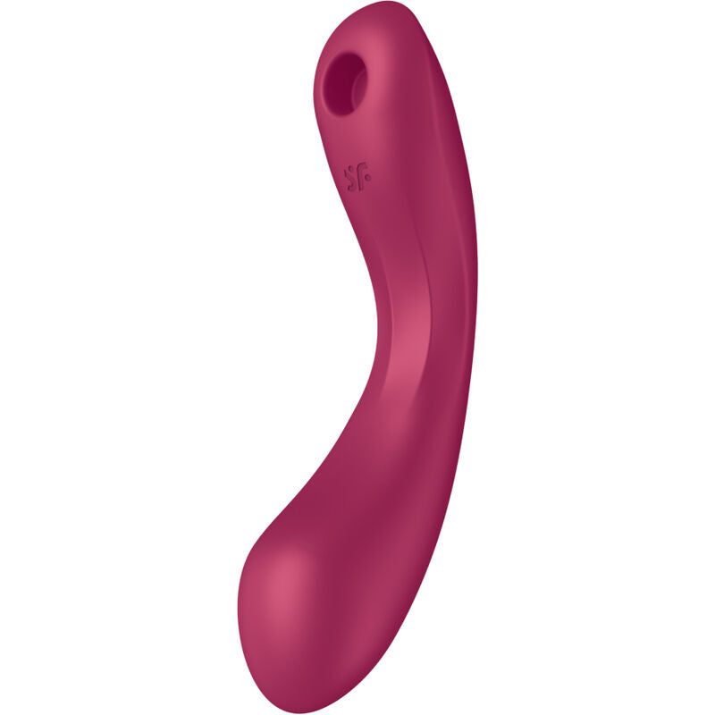 SATISFYER - CURVE TRINITY 1 AIR PULSE VIBRATION ROUGE - 7eme ciel