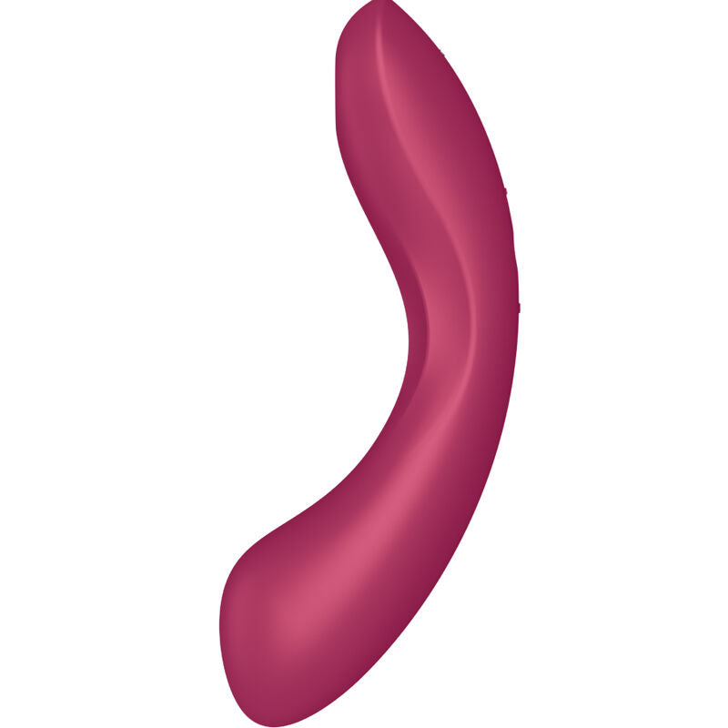 SATISFYER - CURVE TRINITY 1 AIR PULSE VIBRATION ROUGE - 7eme ciel