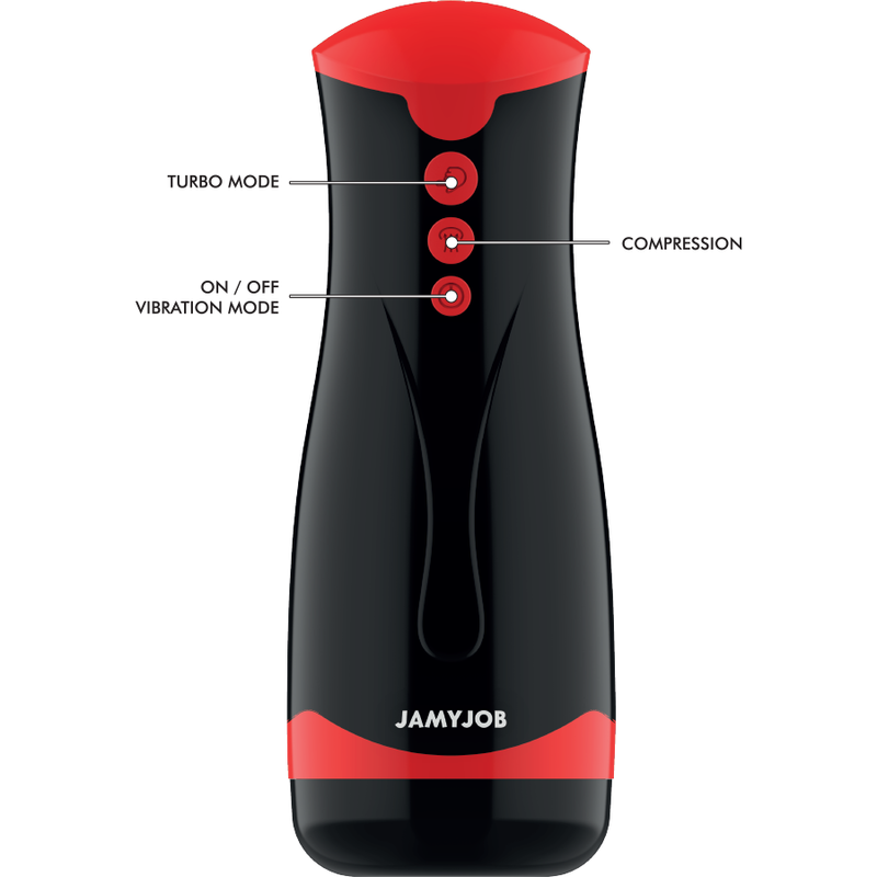 JAMYJOB - MASTURBATEUR  COMPRESSION ET VIBRATION JANGO - 7eme ciel