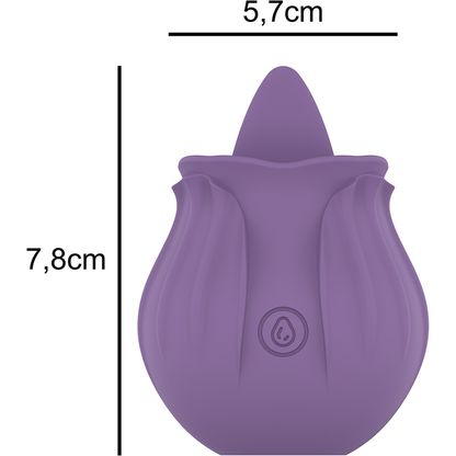 INTENSE - VIOLET CL TORIS STIMULATEUR 10 VIBRATIONS LILAS - 7eme ciel