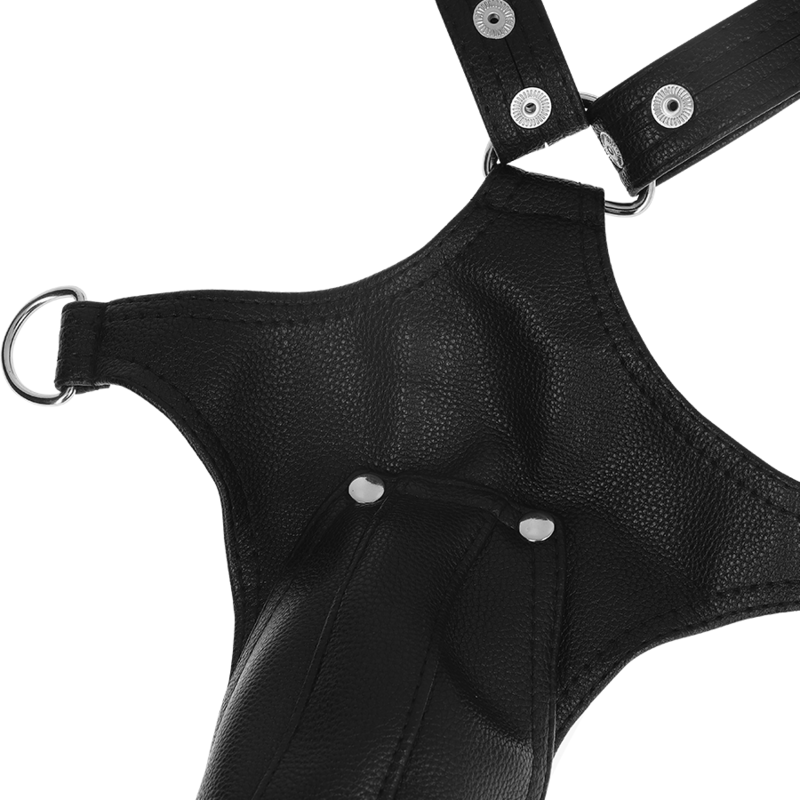 FETISH SUBMISSIVE ATTITUDE - HARNAIS EN CUIR ÉCOLOGIQUE EN FORME DE V POUR HOMMES - 7eme ciel