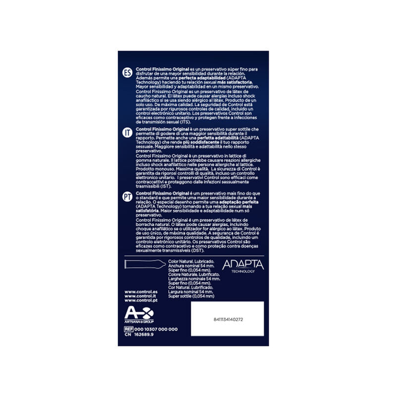 CONTROL - FINISSIMO CONDOMS 24 UNITS - 7eme ciel
