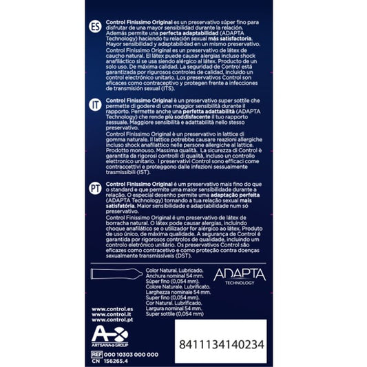 CONTROL - FINISSIMO CONDOMS 12 UNITS - 7eme ciel