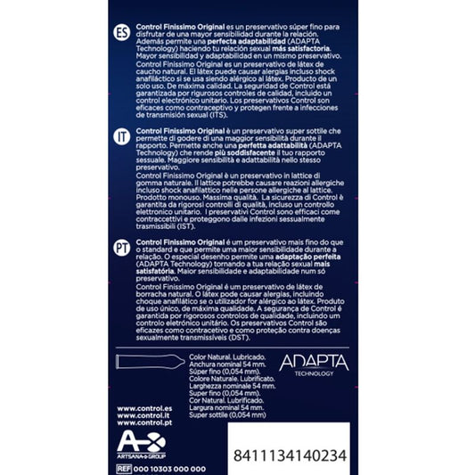 CONTROL - FINISSIMO ORIGINAL 6 UNITÉS - 7eme ciel