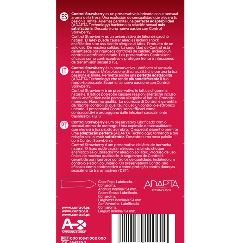 CONTROL - ADAPTATION FRAISE 12 UNITÉS - 7eme ciel