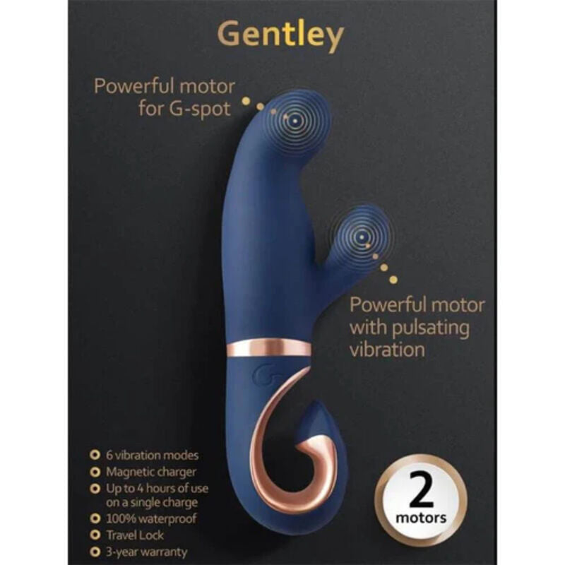 G-VIBE - GENTLEY G-SPOT VIBE BLEU CARAÏBE - 7eme ciel