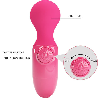 PRETTY LOVE - MINI MASSEUR PERSONNEL MAGENTA - 7eme ciel