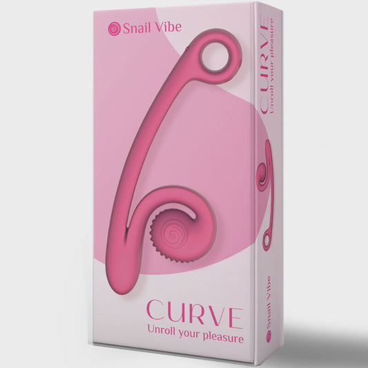 SNAIL VIBE - VIBRATEUR COURBE ROSE - 7eme ciel