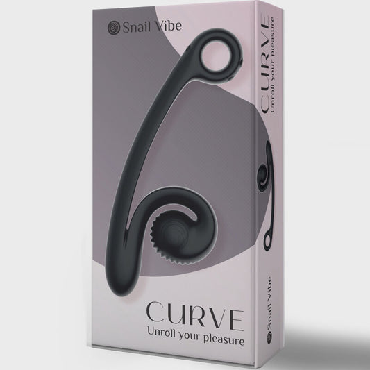 SNAIL VIBE - VIBRATEUR COURBE NOIR - 7eme ciel
